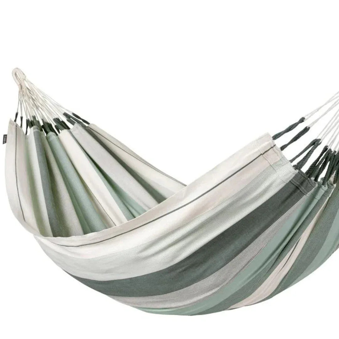 Hängematte Modesta Olive für 1 Person, Einzelhängematte aus Biobaumwolle - Girasol GbR