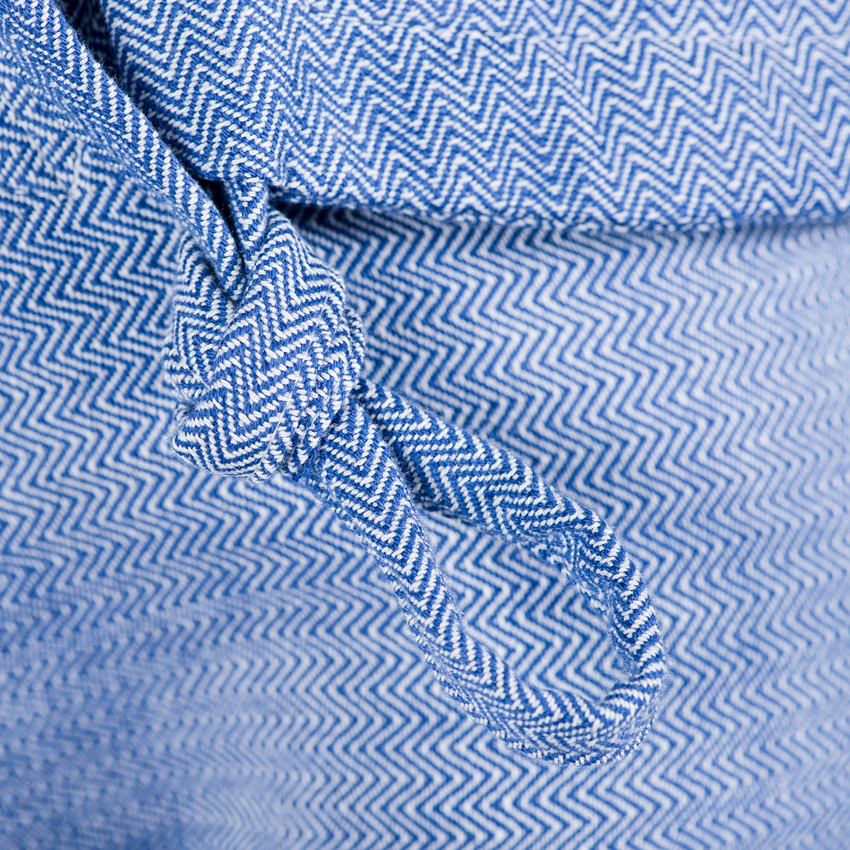 WrapMySol Blue Tweed mit Schnallenhüftgurt - recycled cotton