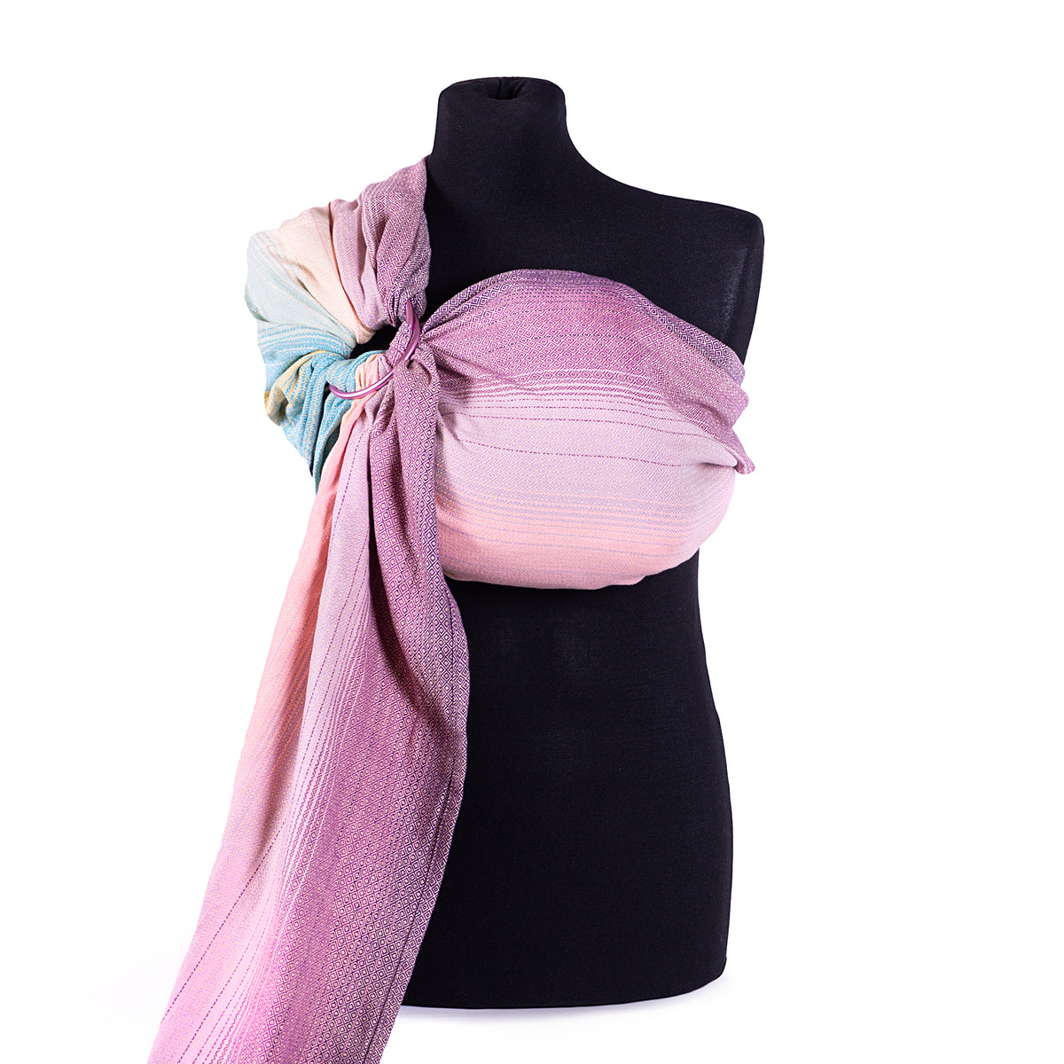 Ringsling Celestia Girasol an Tragepuppe