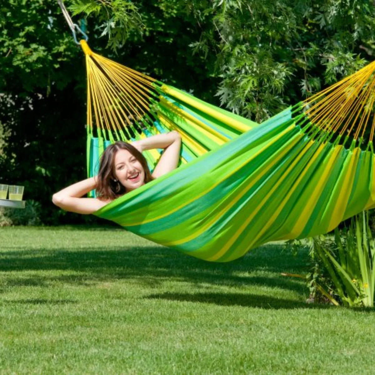 Hängematte Sonrisa Lime für 1 Person: Macht Lust auf Sommer!